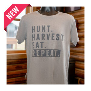 Hunt. Harvest. Eat. Repeat. T-Shirt - Billy Molls Adventures